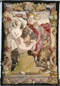 Rättvisa som ger oskuld av Agnolo (after) Bronzino