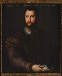 Porträtt av Cosimo I de Medici, 1566 av Agnolo Bronzino