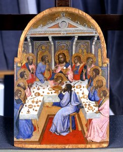 Nattvarden, ca 1390 (tempera på poppelträ)