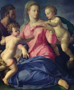 Den heliga familjen av Agnolo Bronzino