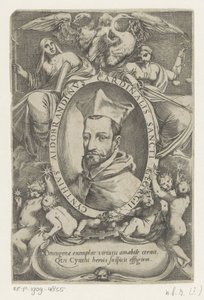 Porträtt av kardinaal Cinzio Aldobrandini av Agostino Carracci (possibly)