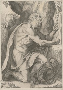 Sankt Hieronymus av Agostino Carracci