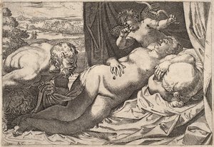 Satyr och nymf