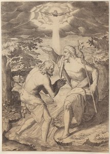 Kristi dop av Agostino Carracci