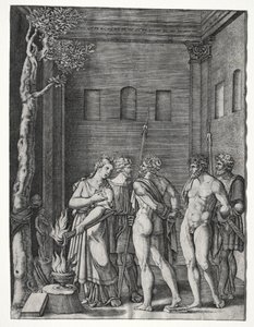 Orestes och Pylades fördes till Iphigenia för att offras, 15141536.