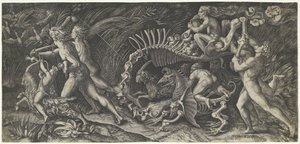 Het karkas Stregozzon av Agostino Veneziano