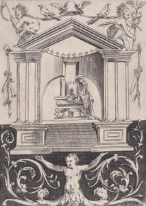 Prydnadspanel, ca. 1514-36. av Agostino Veneziano