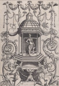 Prydnadspanel, ca. 1514-36. av Agostino Veneziano