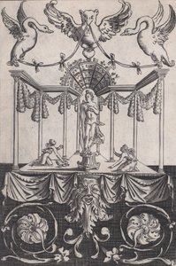 Prydnadspanel, ca. 1514-36. av Agostino Veneziano