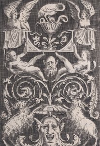 Prydnadspanel, ca. 1514-36. av Agostino Veneziano