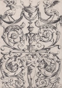 Prydnadspanel, ca. 1514-36. av Agostino Veneziano