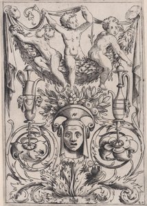 Prydnadspanel, ca. 1514-36. av Agostino Veneziano