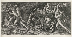 Kadaveret Het karkas Lo stregozzo av Agostino Veneziano