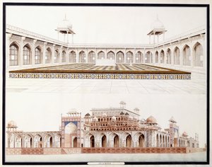 Secundra, ca 1815 av Agra School