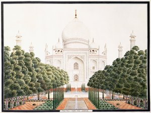 Taj från trädgården, ca. 1815