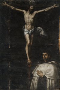 Korsfäst med Johannes av korset av Agustín del Castillo