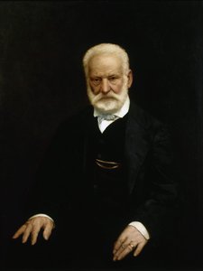 Porträtt av Victor Hugo 1802-1885.