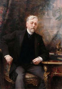 Porträtt av Gustave Eiffel 1832-1923