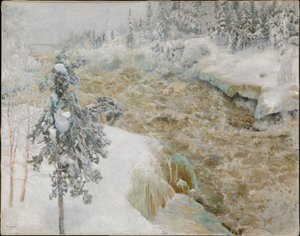 Imatra på vintern av Akseli Gallen-Kallela