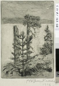 Landskap vid sjön av Akseli Gallen-Kallela