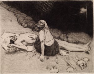Lemminkäinens mor av Akseli Gallen-Kallela