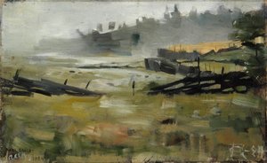 Dimmigt landskap av Akseli Gallen-Kallela