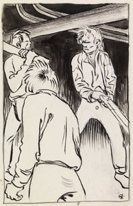 En mot alla och alla mot en av Akseli Gallen-Kallela