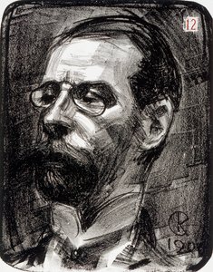 Porträtt av Axel Berndtson av Akseli Gallen-Kallela