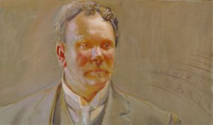 Porträtt av professor E. N. Setälä av Akseli Gallen-Kallela