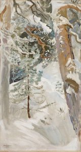 Snölandskap av Akseli Gallen-Kallela