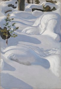 Solsken på snö av Akseli Gallen-Kallela