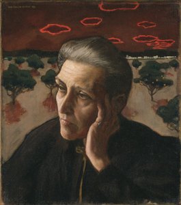 Konstnärens mor av Akseli Gallen-Kallela