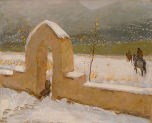 Porten i Taos av Akseli Gallen-Kallela