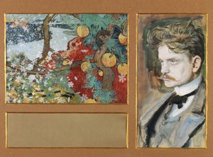 En Saga Jean Sibelius och Fantasy Landscape, 1894