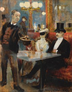 På ett café i Paris av Akseli Valdemar Gallen-Kallela