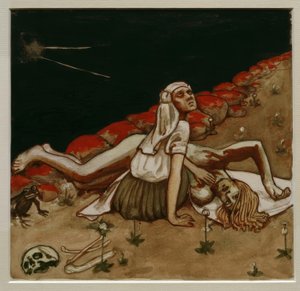 A.Gallen-Kallela, Lemminkäinens Mutter av Akseli Valdemar Gallen-Kallela