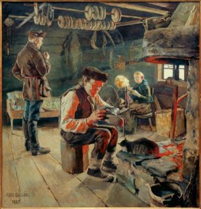 Bauernstube av Akseli Valdemar Gallen-Kallela