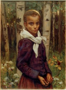 flicka av Akseli Valdemar Gallen-Kallela