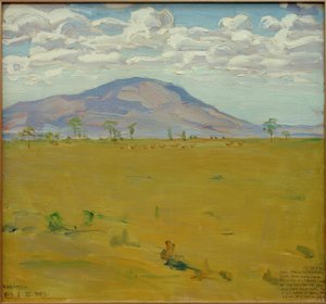 Mount Kenya - Wakamba-slätten av Akseli Valdemar Gallen-Kallela