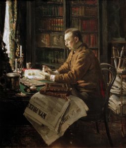 Porträtt av Dr H.F.Antell av Akseli Valdemar Gallen-Kallela