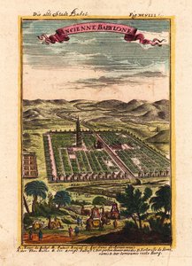 Den antika staden Babylon, 1719