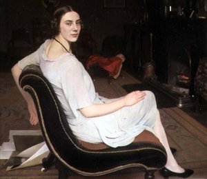 Marguerite, ca 1927 (olja på duk) av Alan Beeton