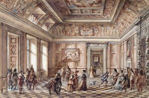 Bolsover Castle entréhall, c1600-talet, c1960-talet