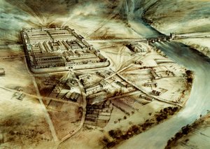Chesters romerska fort, Hadrianus mur, Northumberland, 1900-talet