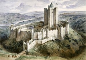 Conisbrough Castle, 1200-talet, c1960-talet
