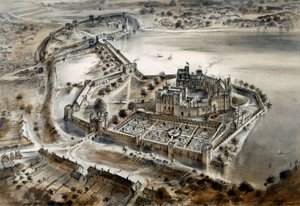 Kenilworth Castle, c1575, c1960-talet av Alan Ernest Sorrell