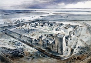 Portchester Castle, 1400-talet, c1960-talet