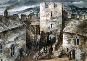 Restormel Castle, 1300-talet, c1960-talet