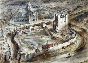 Rochester Castle, 1400-talet, c1960-talet