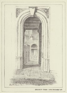 Brooks Yard, Upper Thames Street av Alan Stapleton